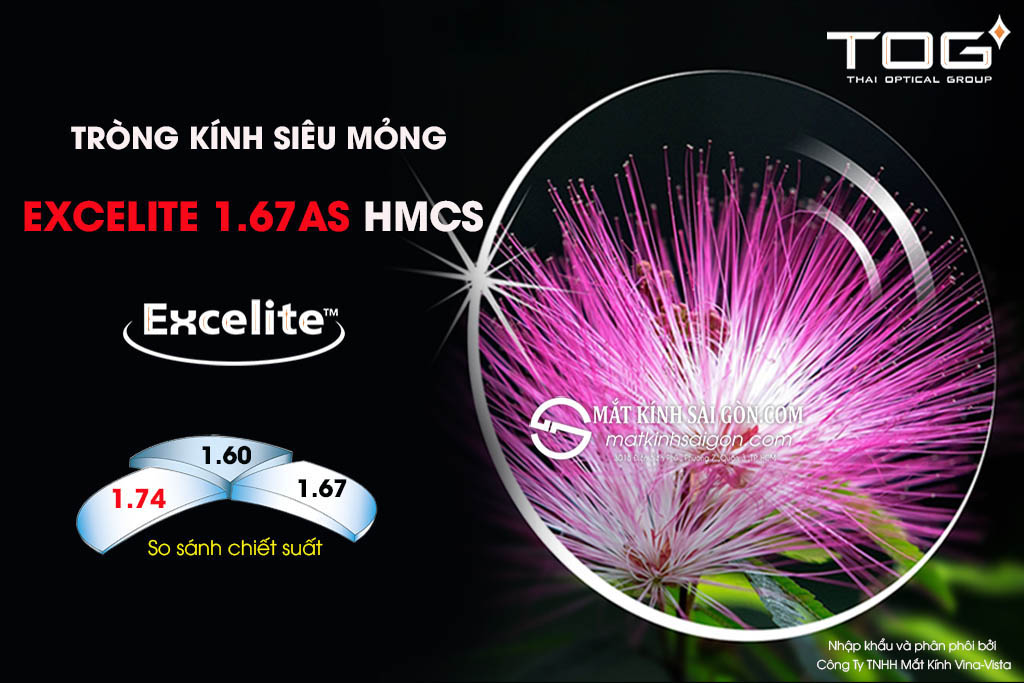 TRÒNG KÍNH EXCELITE 1.67AS HMCS